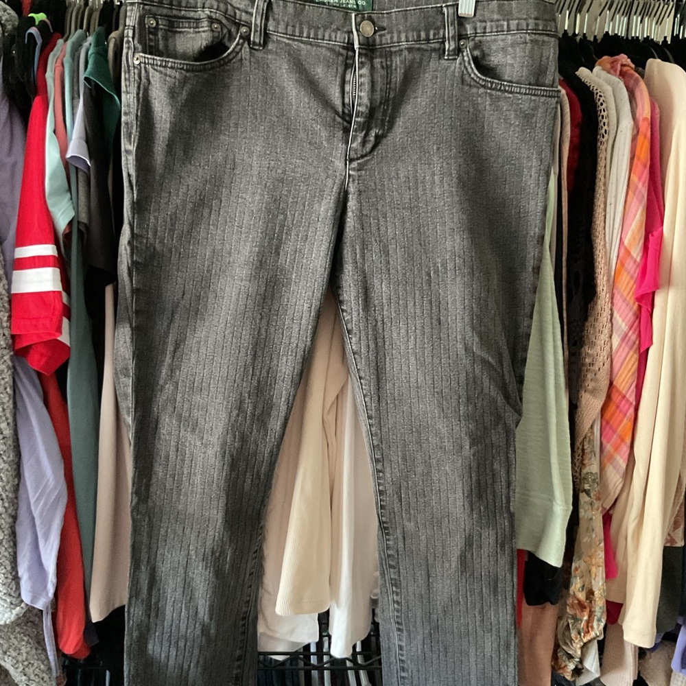 Ralph Lauren Black-Gray Skinny Jeans